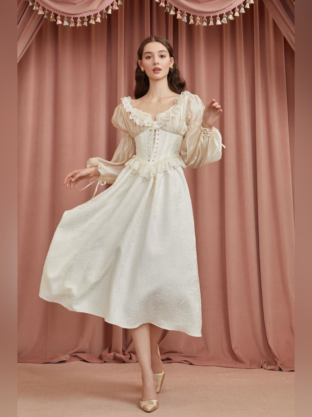 Lacemade Psyche Corset Dress NWT - Picture 2 of 12